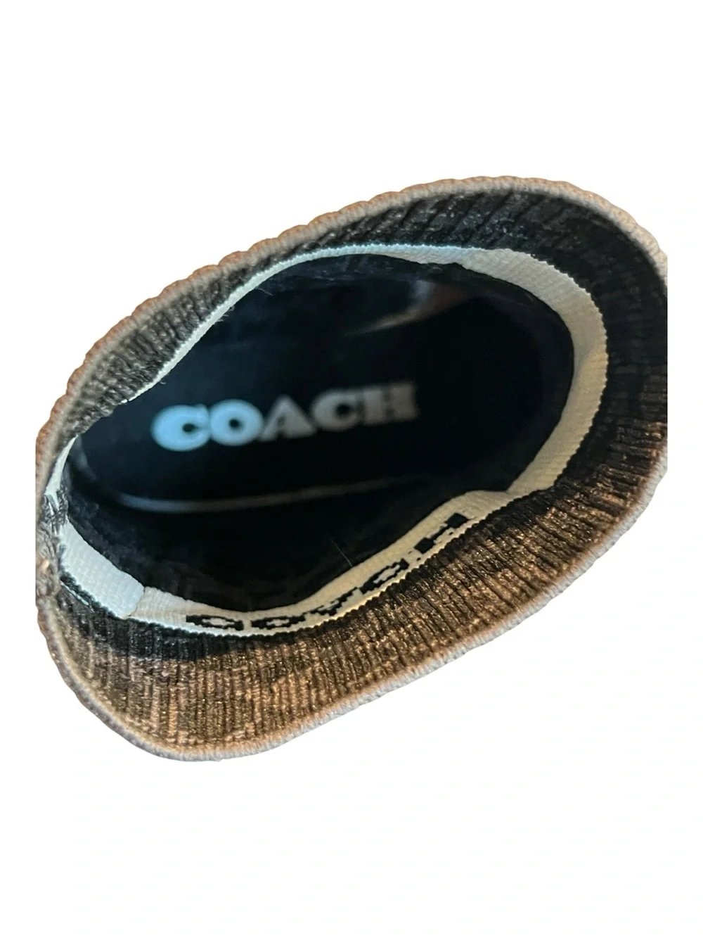 Coach Women’s Rivington Signature Logo Rain Bootie, Size 7 Black